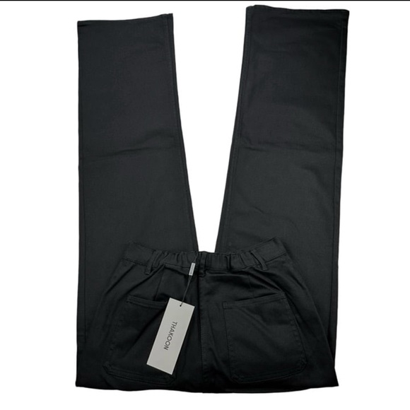 Thakoon Black High Waisted Denim pant. Sz 2. $145 - Picture 7 of 10